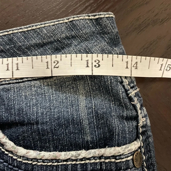 Almost Famous Jean Shorts with  Patchwork Design Girls 14 - Picture 5 of 5